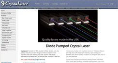 Desktop Screenshot of crystalaser.com